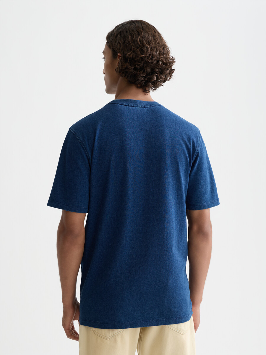 das 40th anniversary heroes relaxed-fit indigo t-shirt
