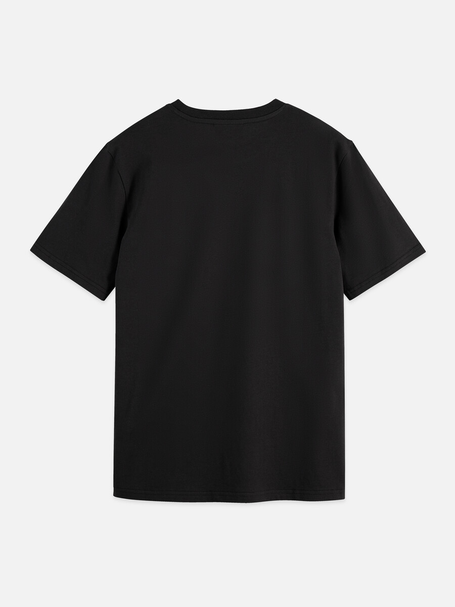 t-shirt mit brustmotiv normale passform