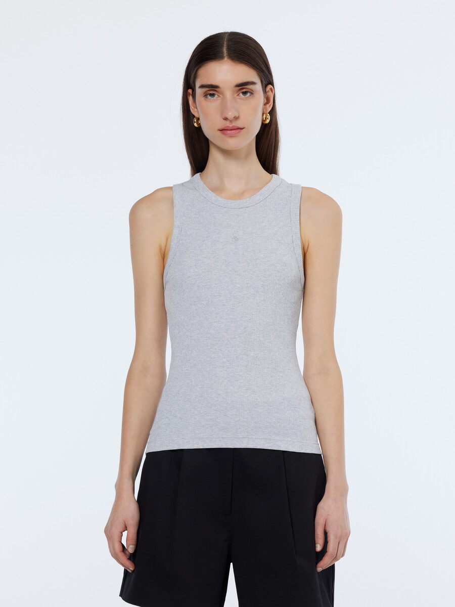 essentials — geripptes racer-tanktop