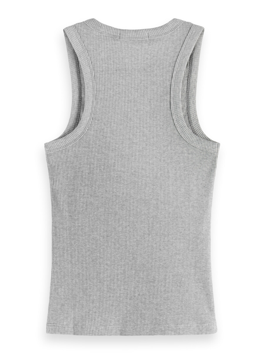 essentials — geripptes racer-tanktop