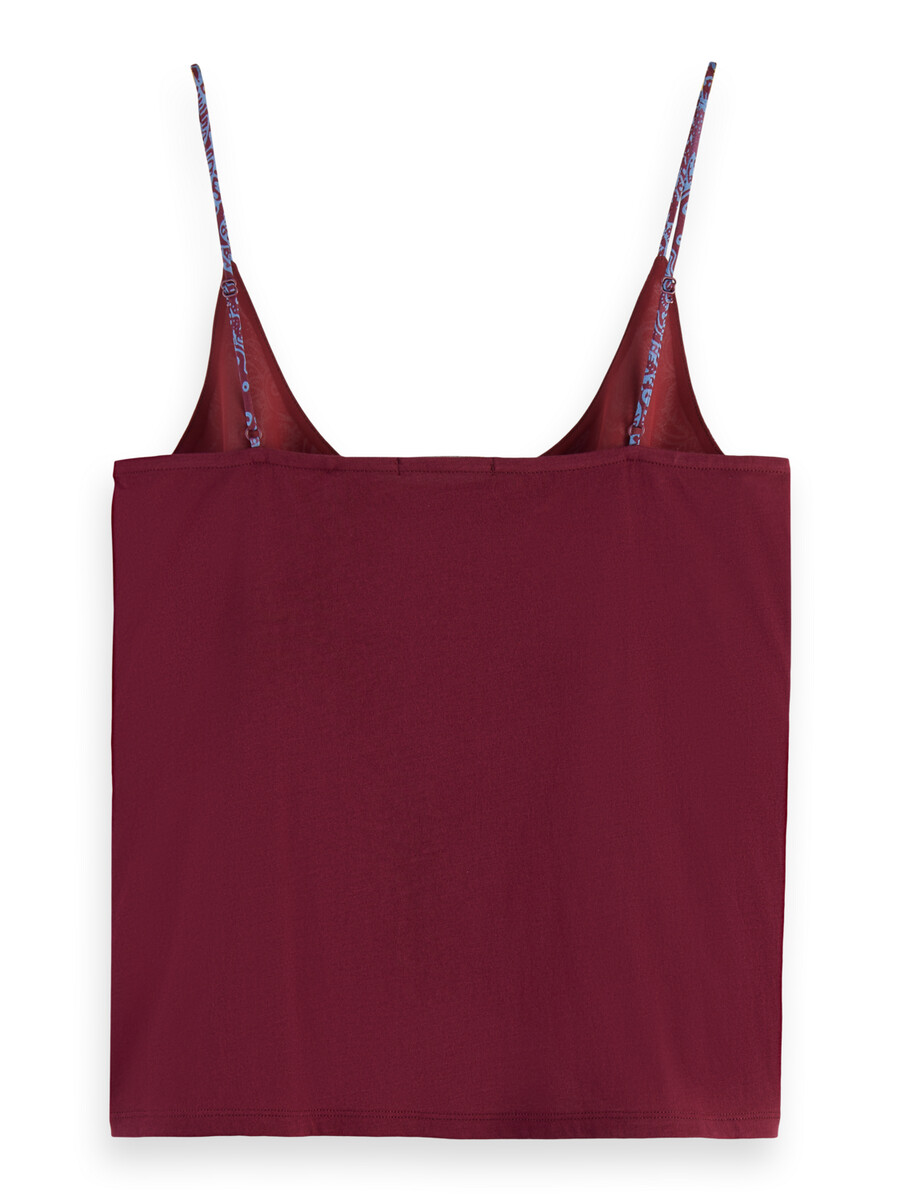 paisley jersey web-tanktop
