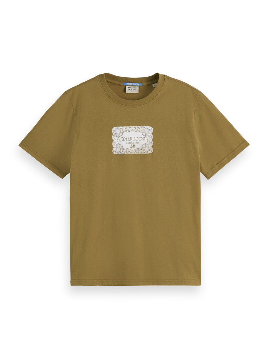 club soda artwork regular fit t-shirt