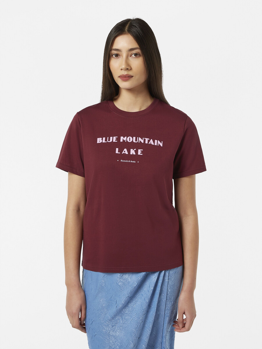 blue mountain lake regular fit t-shirt