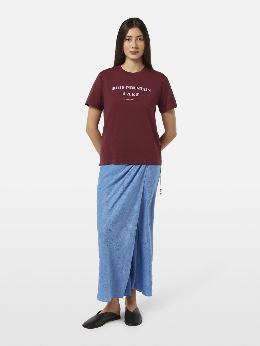 blue mountain lake regular fit t-shirt