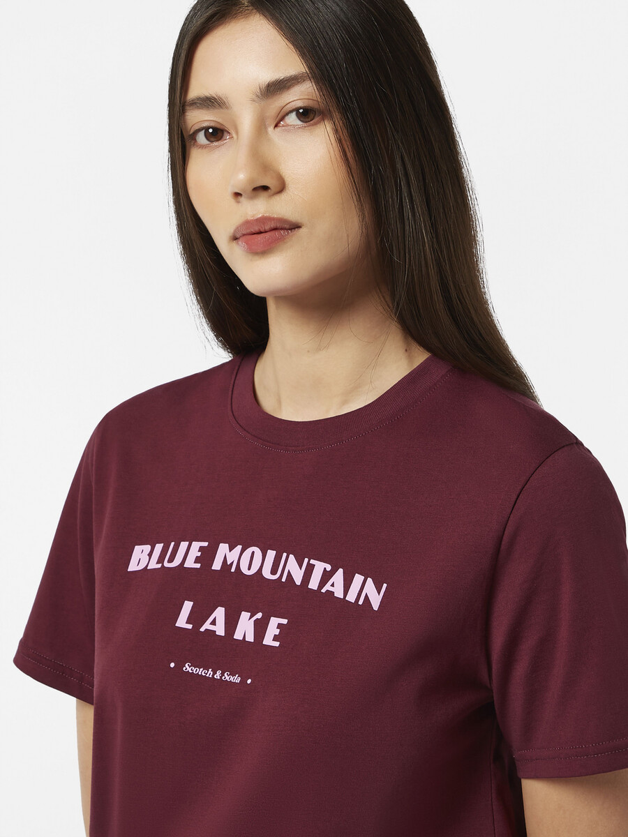 blue mountain lake regular fit t-shirt