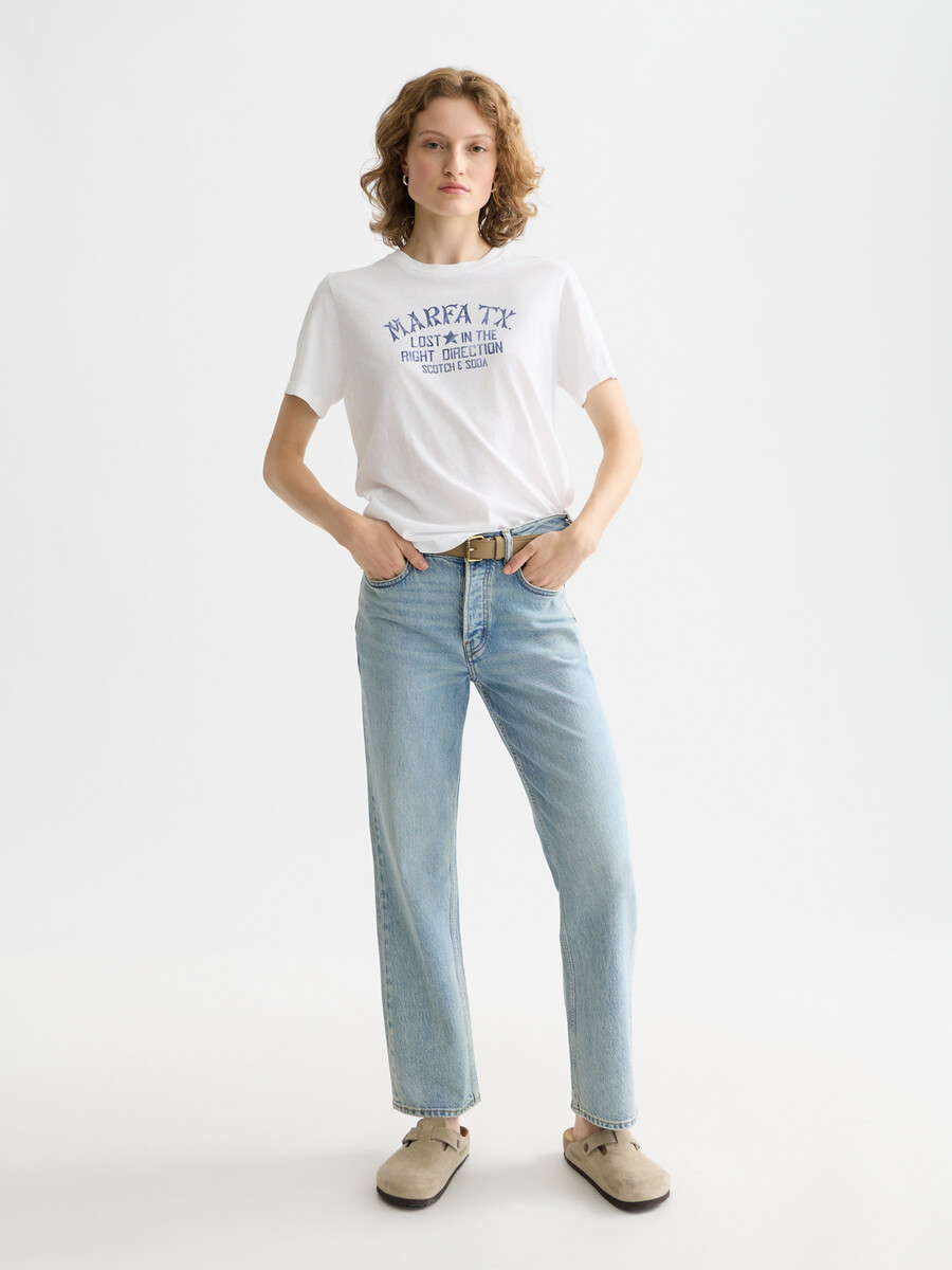 grafik-t-shirt in regulärer passform