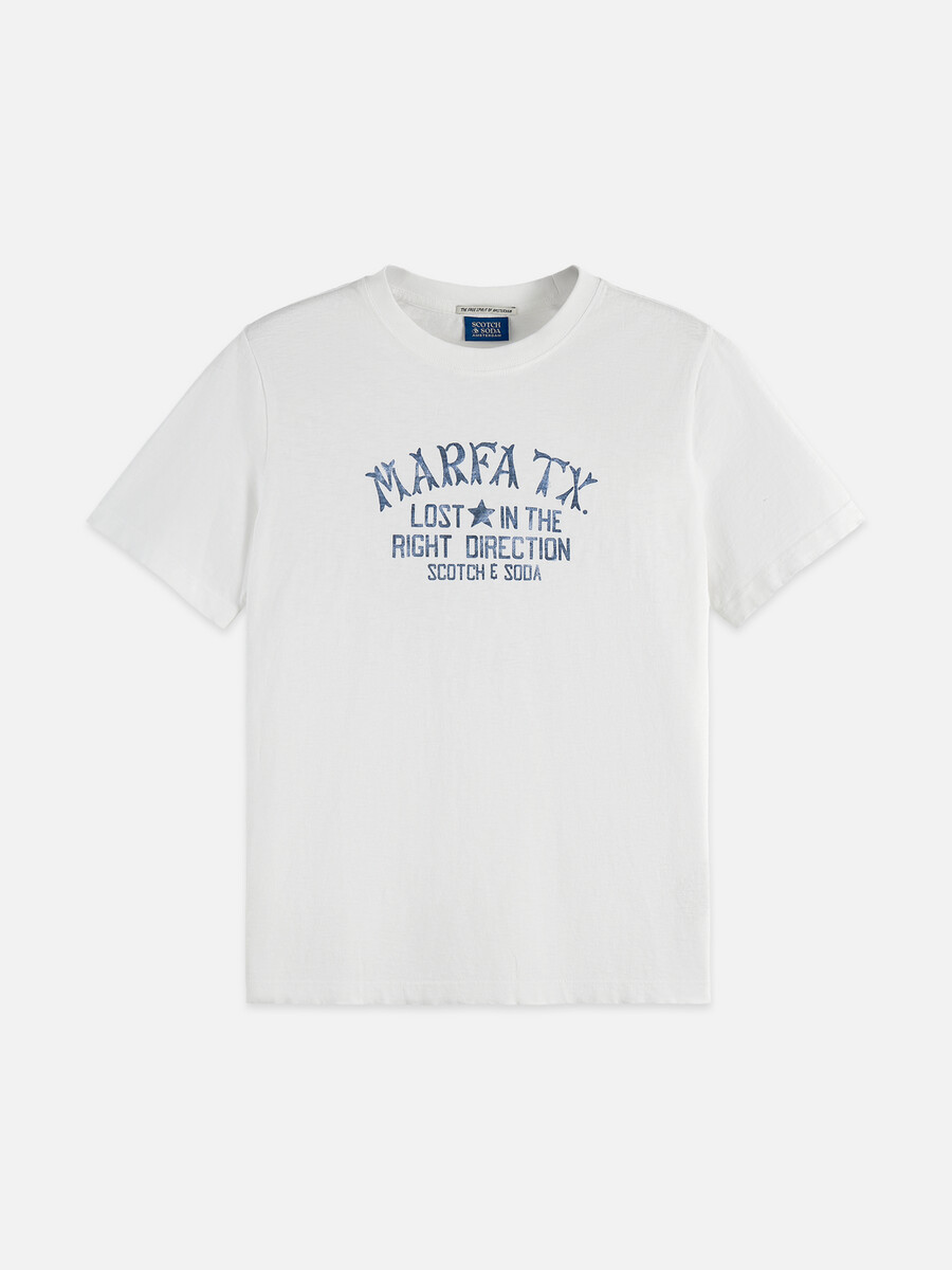 grafik-t-shirt in regulärer passform